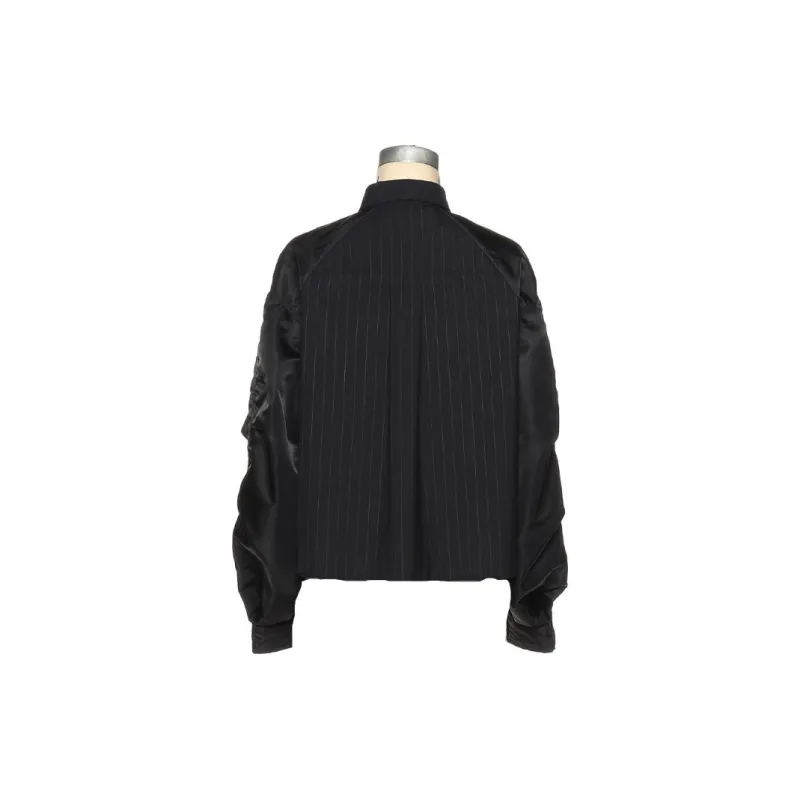 Sacai Barneys New York Silver Seat Flagship Store 20th Anniversary Commemoration Series Shirts Women's Khaki-1