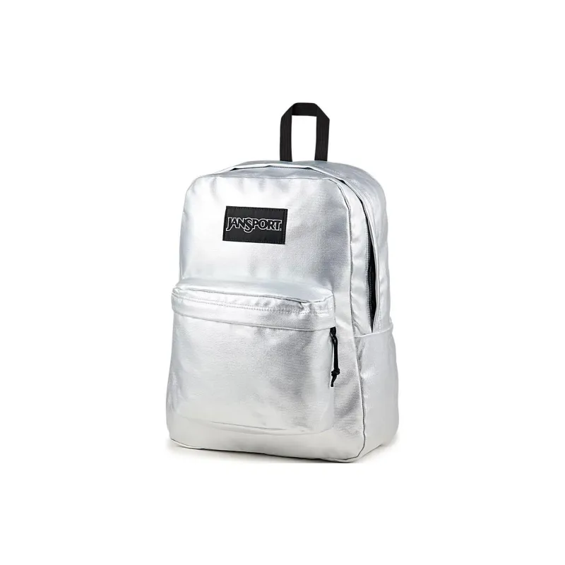 JanSport Polyester Backpack Unisex Silver-1