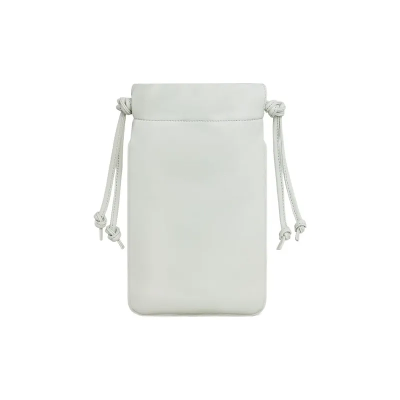 CELINE Triomphe Smooth Sheepskin Shoulder Bag, Crossbody Bag, Cell Phone Pouch Women's Jade Green-3