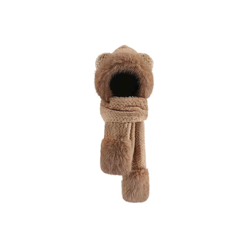 CARTELO Polyester Hoods & Plush Hats Unisex Gift Box Set-7