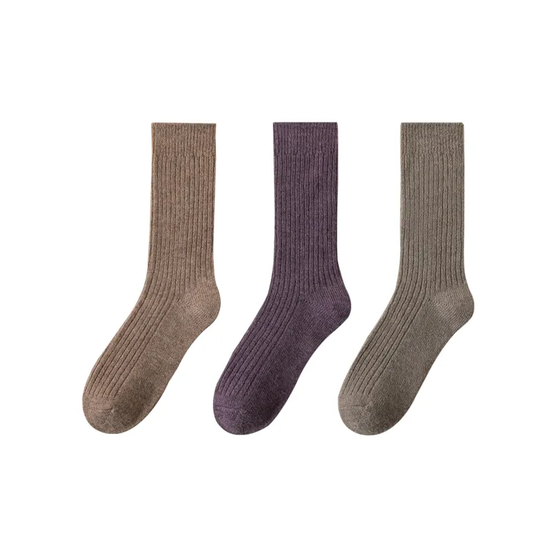 XXLLG Mid Calf Socks Women's 3 Pack-9