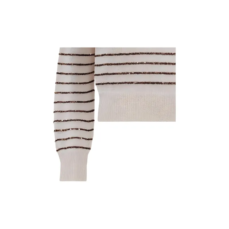Brunello Cucinelli Striped Crewneck Jumper-3