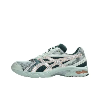 Asics Anti Slip Wear Resistant Low Top Running Shoes Unisex Green