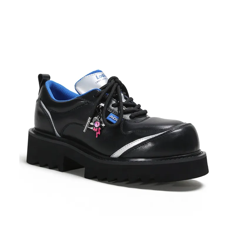 Lookun X ADCDAVINCI Functional Wind Series Casual Shoes Unisex Low Top Black/Blue-1