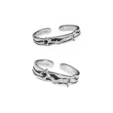 Black Couple Rings Set