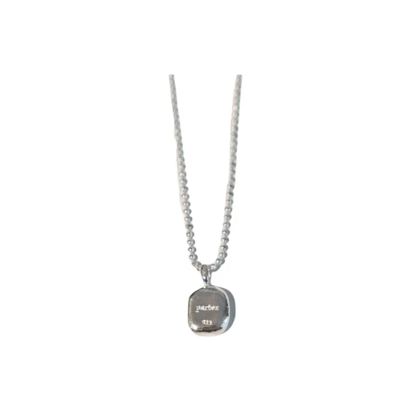 3 2 1 Partez! 925 Sterling Silver Zirconia Necklaces Women's Silver-1