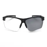 Black Frame with White Gradient Gray Lens