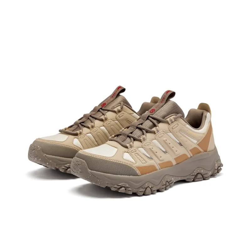 QIAODAN Cushioning Coverage Rebound Wear Resistant Breathable Slip Resistant Low Top Trail Running Shoes Men's Brown-2