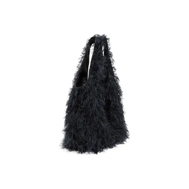 DRIES VAN NOTEN Faux fur Fluffy Tote Bag-2