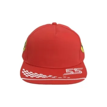 Ferrari Cotton Baseball Caps Men's Red