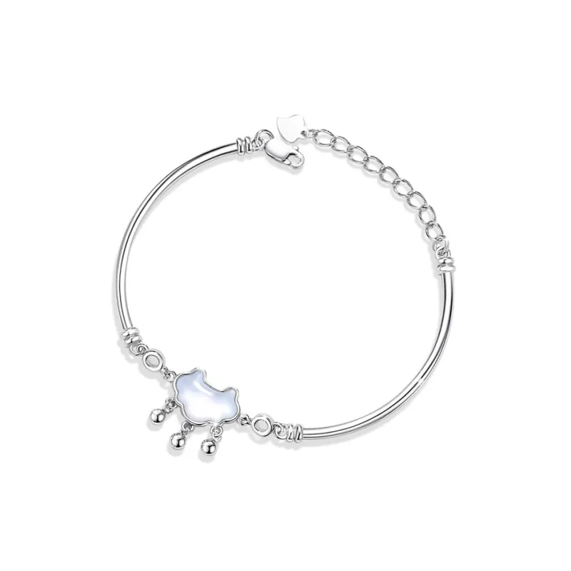 Suddenly Lucky S925 Silver Fritillary Bracelets Women's-0