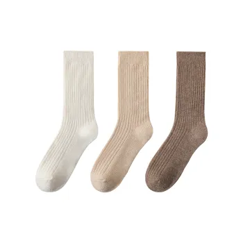 XXLLG Mid Calf Socks Women's 3 Pack