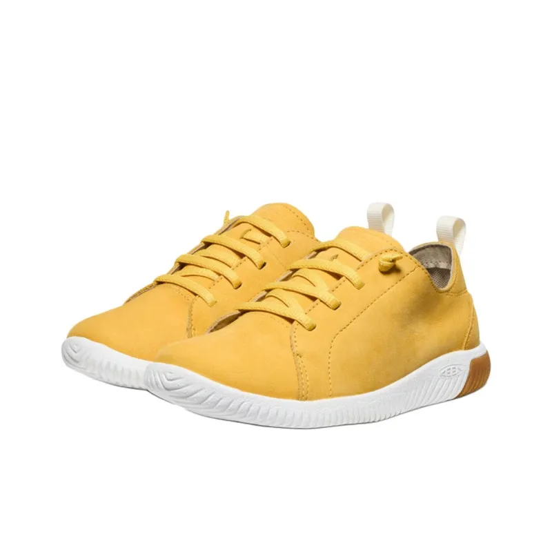 KEEN KNX Slip Resistant Anti Kick Low Top Kids Lifestyle Shoes Yellow Teenagers-2