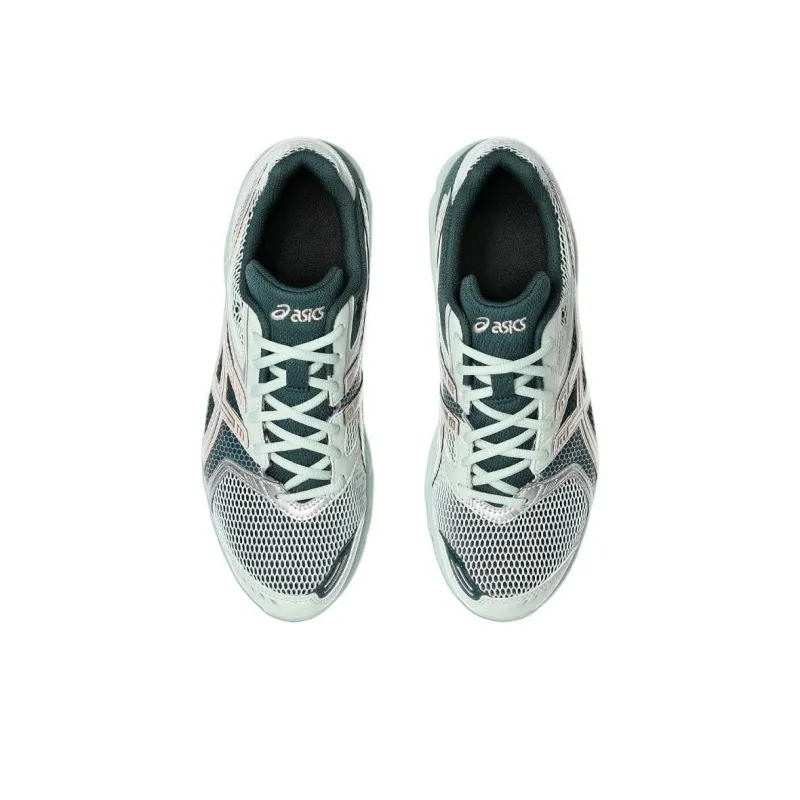 Asics Anti Slip Wear Resistant Low Top Running Shoes Unisex Green-3