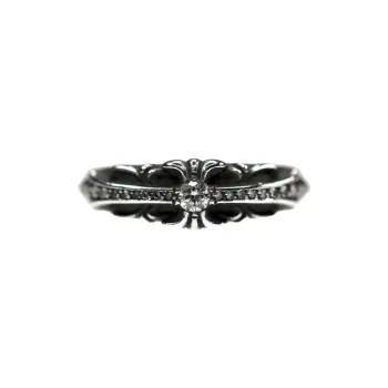 Chrome Hearts 925 Sterling Silver Rings Unisex Silver
