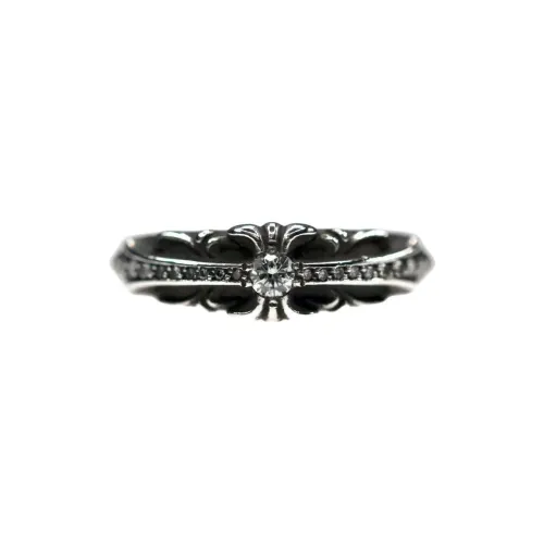 Chrome Hearts 925 Sterling Silver Rings Unisex Silver
