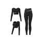 [Long-Sleeved Set]Starburst Black+Starburst Black