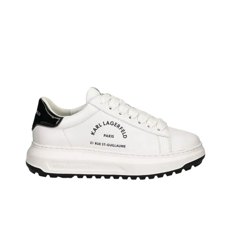 KARL LAGERFELD Maison Karl Lace Low Top Casual Shoes 5cm Men's White-1