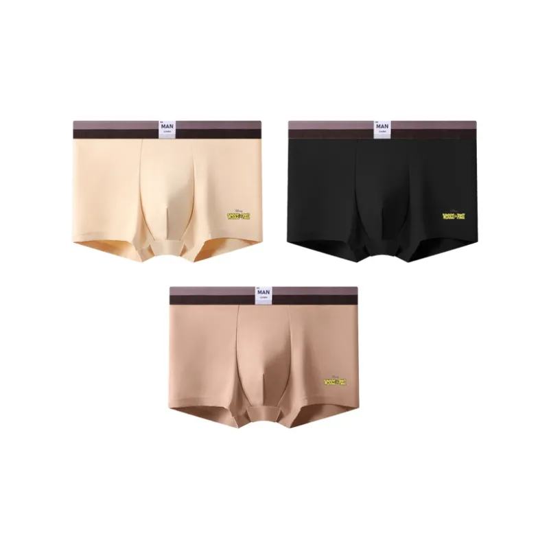 Disney 100% Cotton Underpants With Fleece Lining Men's 3 Pack-0