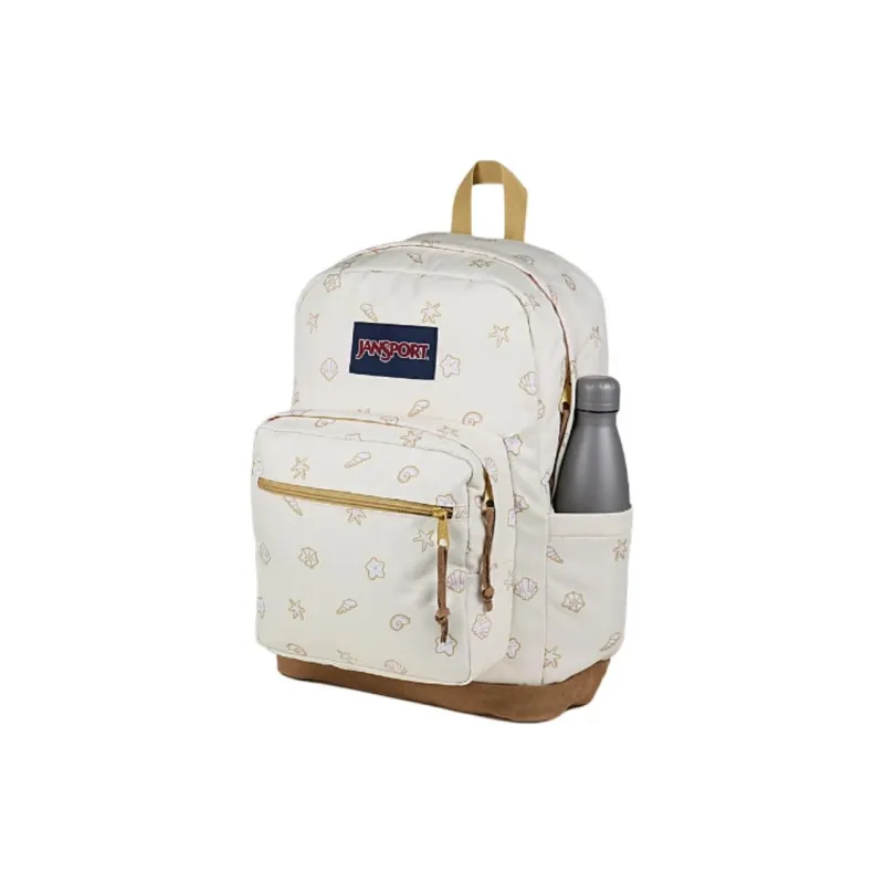 JanSport Fabric Backpack Unisex Beige-2