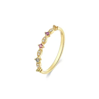 IL&CO. Natural Colored Gemstones Rings Women's