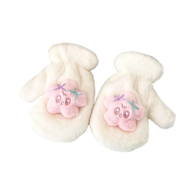 JEANSWEST Polyester Knit Gloves Women's-0