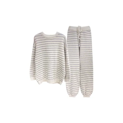 WANANNI Pajama Set Women's Light Gray