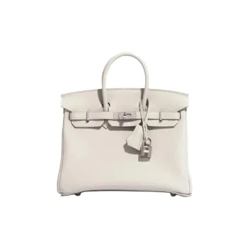 HERMES Birkin Togo Calfskin Birkin Bag Handbags Regular Women's 80 Gris Perle Pearl Gray
