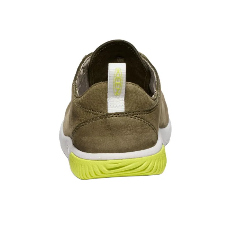 KEEN KNX Anti Slip Wear Resistant Low Top Kids Lifestyle Shoes Green Brown Teenagers-4