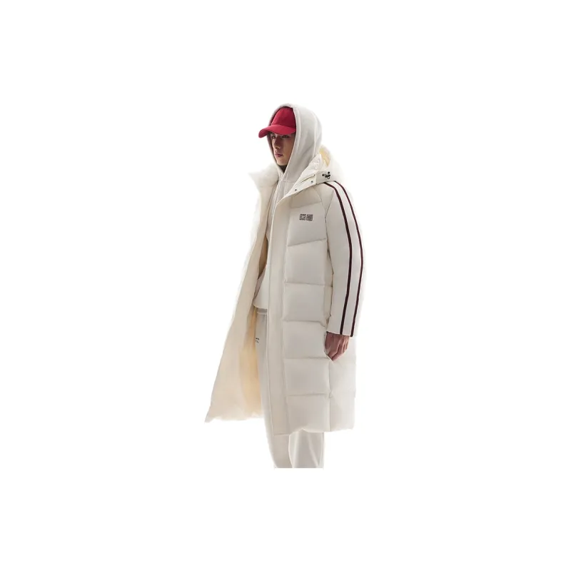 Anta Life Collection Down Jacket Unisex Ivory White-0