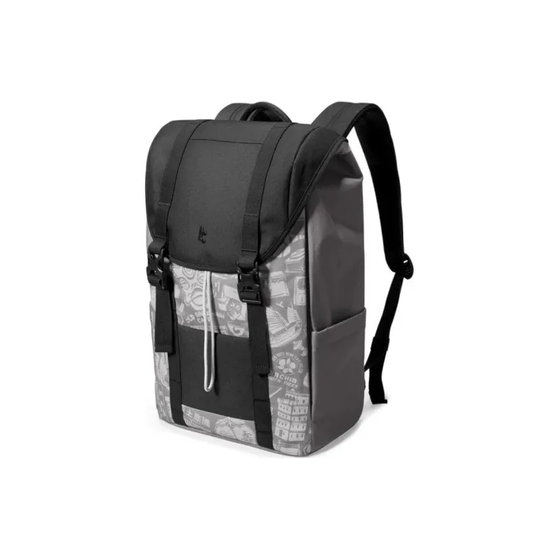 Tomtoc Nylon Fabric Backpack Tubas Unisex Gray-1