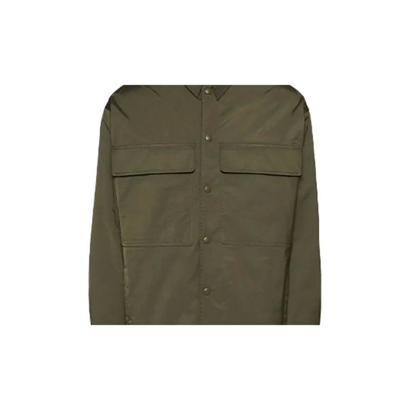Valentino Logo Patch Drop Shoulder Overshirt-4