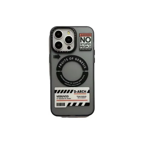 TXBX ABS + PC Material English Label Magnetic Phone Case Compatibility With Apple 15/14/13/12 Collection