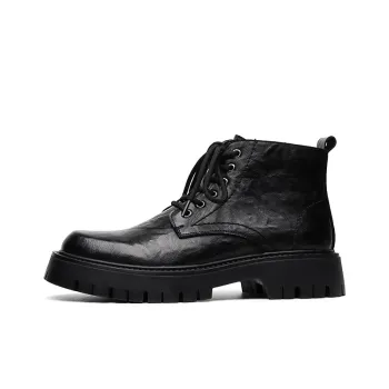 Take a break Martin Boots Men Black, Dark Brown