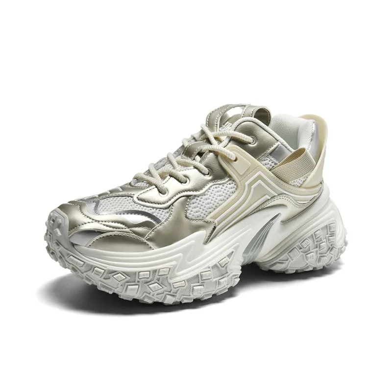 Boogie Bear Cushioning Anti-Slip And Wear-Resistant Height Increasing Low-Top Chunky Sneakers Unisex-13