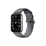Loop Buckle Genuine Leather Strap-Gray