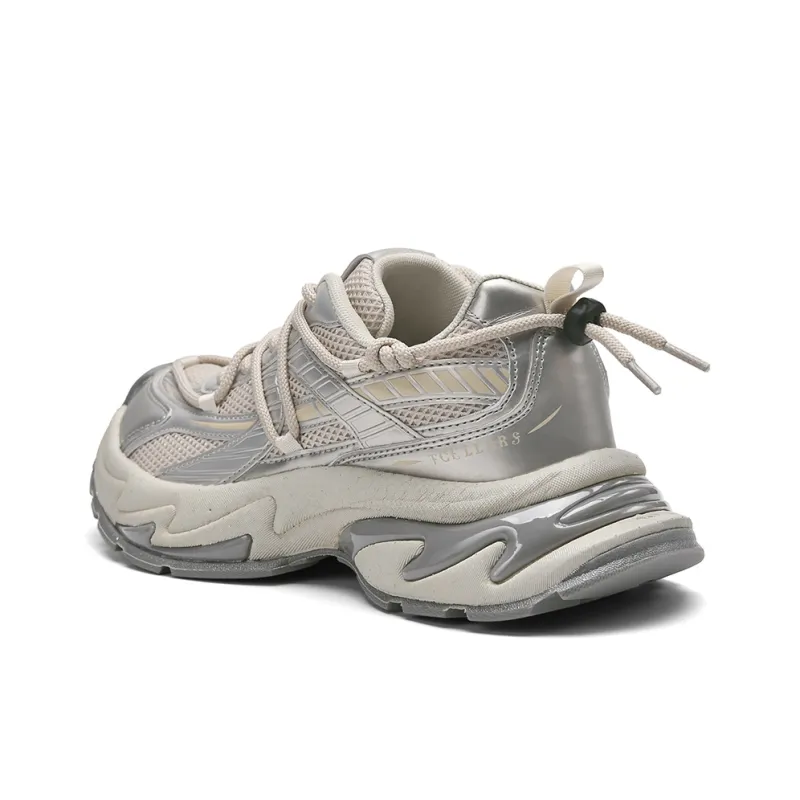 TCELLARS Cushioning, Slip Resistant, Abrasion Resistant, Height Increasing Low Top Chunky Sneakers Unisex-17