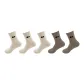 [Comfortable Cold-Resistant Thermal]5 Pack (Light Coffee 3+Coffee 2)