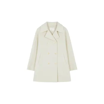 IHIMI Coats Women's Ecru