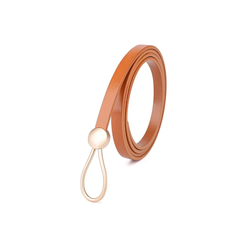 CATELLES Top Grain Cow Leather Leather Belts Women's 1.1cm-19