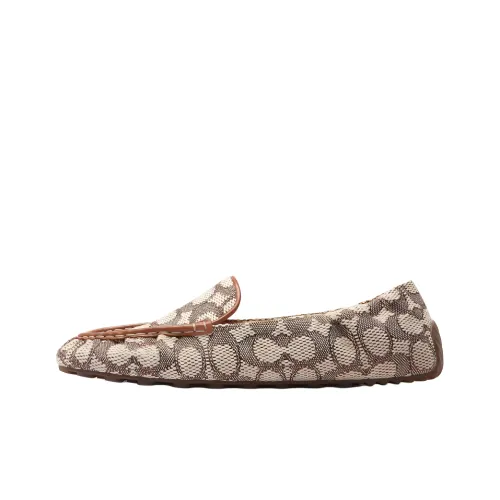 COACH Signature Casual Single Shoes Women's Brown