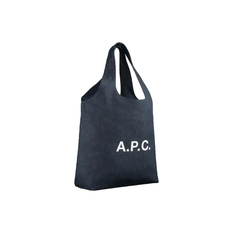 A.P.C Logo Printed Large Tote Bag-4