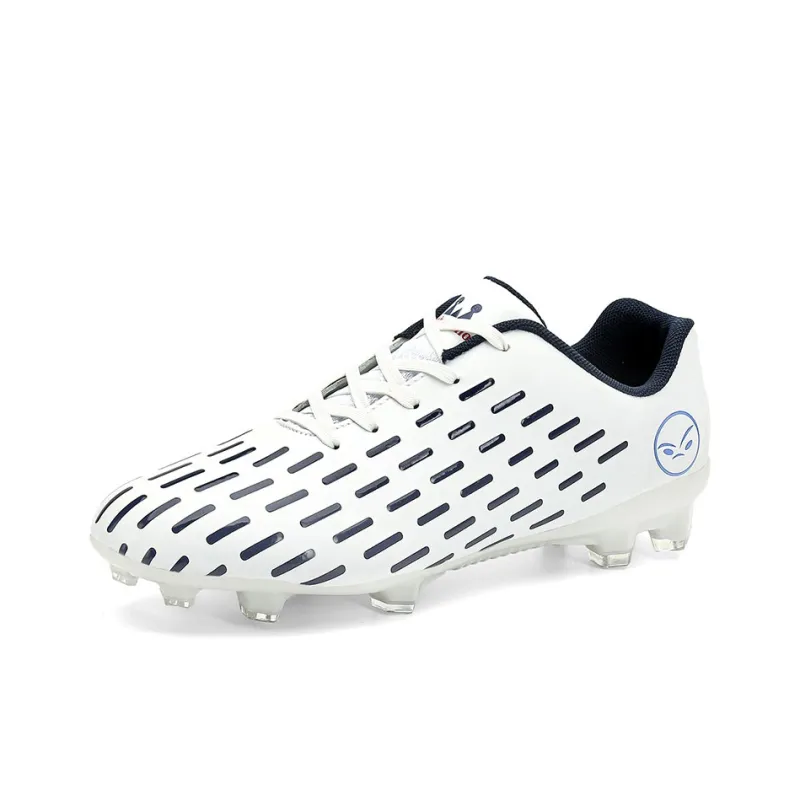 BIANSULONG Soccer Shoes Unisex Low Top White Blue-1