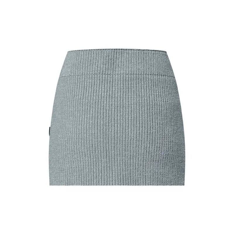 LOUIS VUITTON Ribbed Knit Mini Skirt-2