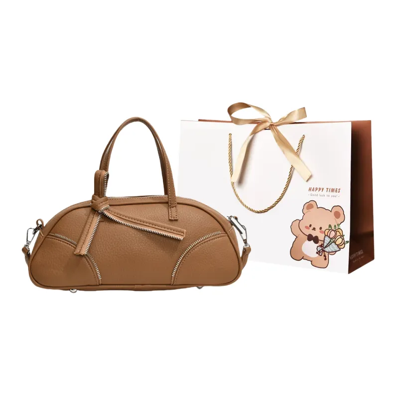 ERANGBEAR PU One Shoulder Handbag Women's Multicolor-9