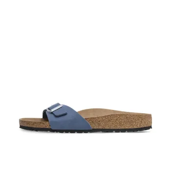 Birkenstock Madrid Slip Resistant Quick Dry Slide Slippers Women's Blue Narrow