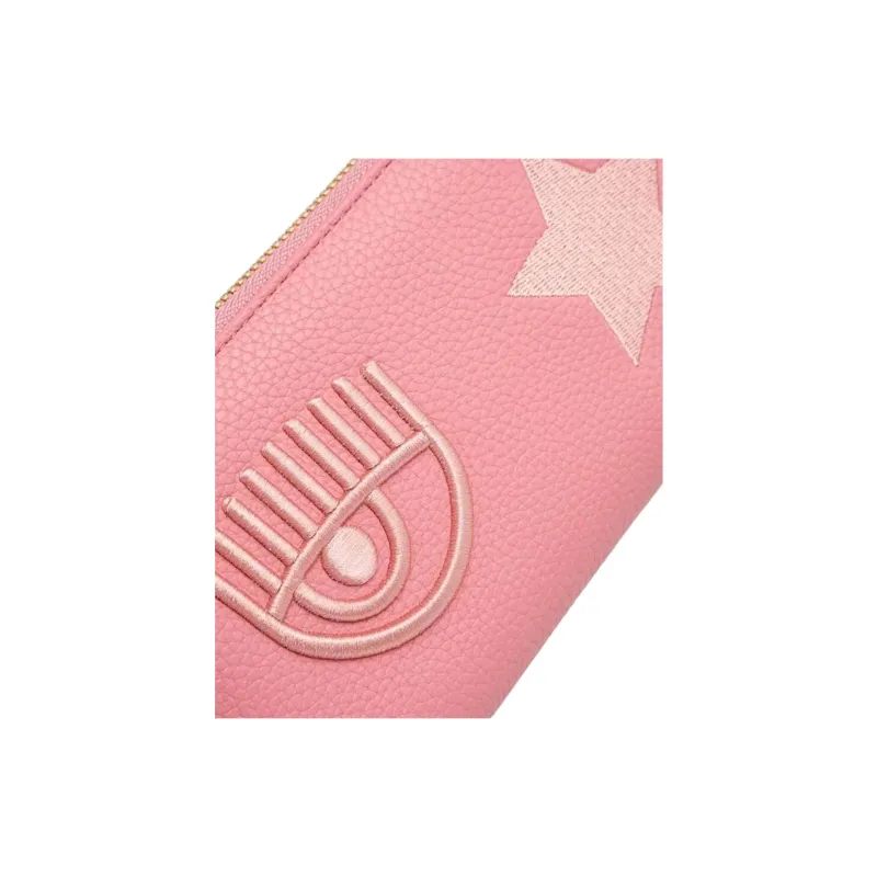 CHIARA FERRAGNI Polyurethane Wallet Women's Pink-2