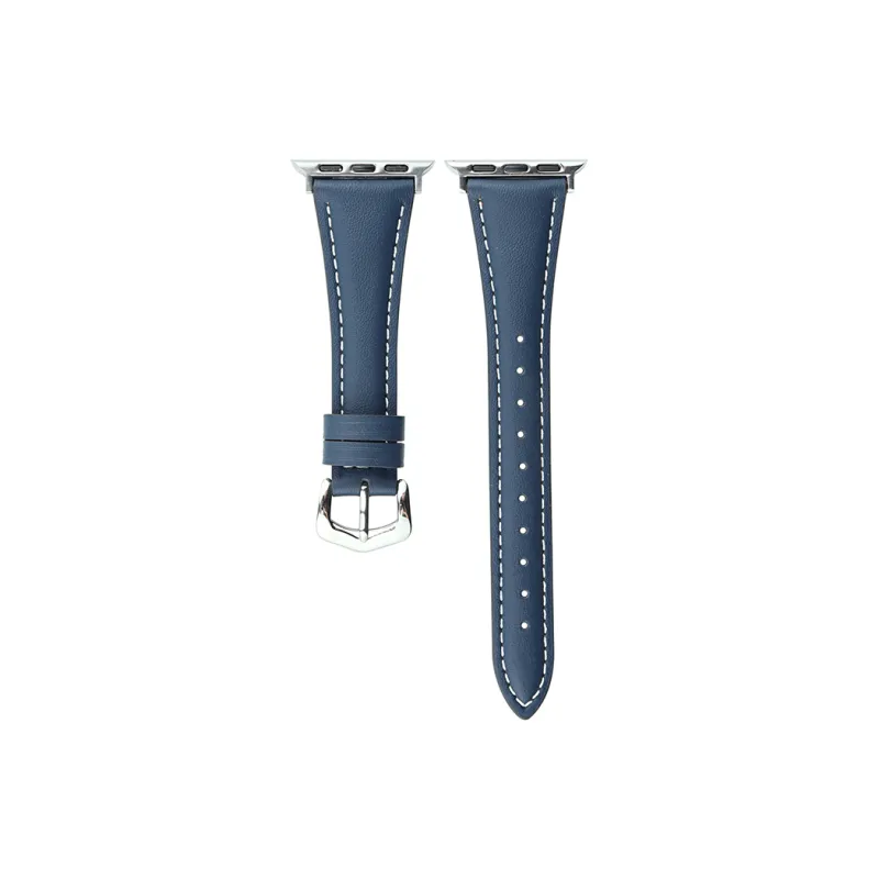 Vobafe Watch Band Apple Compatibility Cowhide Leather Material-4