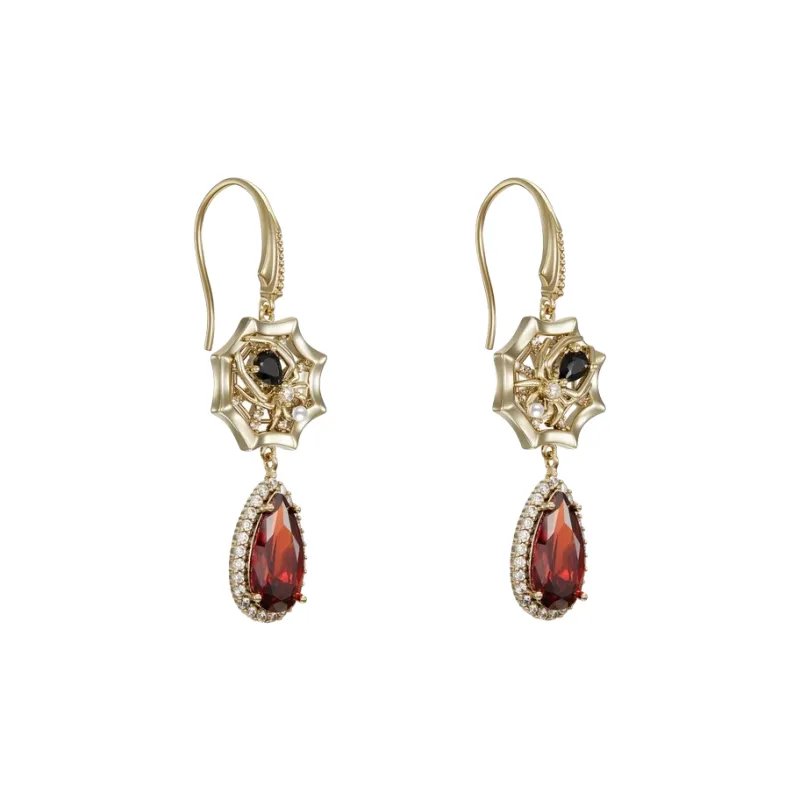 RiotLILY Cubic Zirconia + Alloy Earrings Unisex-3