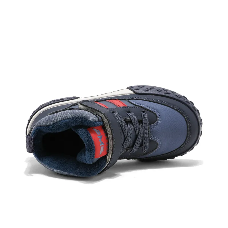 BIG WASP Wear Resistant Cushioning Warm Mid Top Kids Lifestyle Shoes Kids'-10